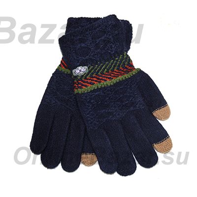 Перчатки для ёмкостных тачскринов (размер L) №2 <синий> ― OnlineBazar.su