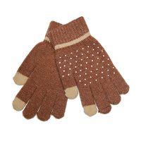 Перчатки для ёмкостных тачскринов (размер S) №4 <коричневый> ― OnlineBazar.su