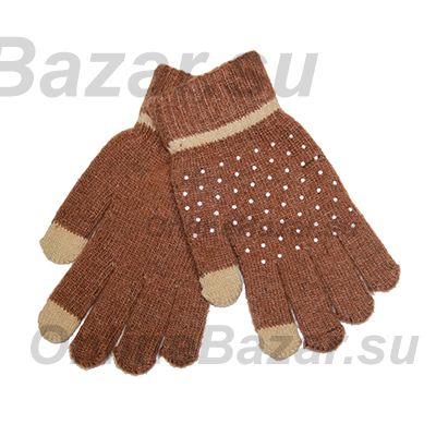 Перчатки для ёмкостных тачскринов (размер S) №4 <коричневый> ― OnlineBazar.su