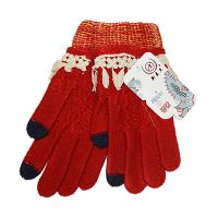Перчатки для ёмкостных тачскринов (размер S) №9 <красный> ― OnlineBazar.su