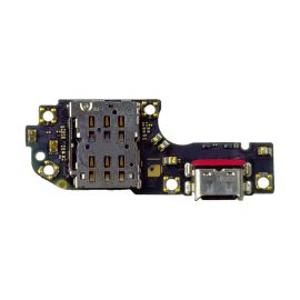 Плата нижняя для Huawei CTR-LX1 на системный разъем, разъем Sim-карты и микрофон (оригинал)
