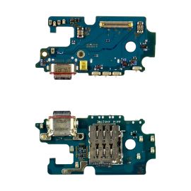 Плата нижняя для Samsung SM-S731B (Galaxy S25 FE) на системный разъем, разъем Sim-карты и микрофон (оригинал)