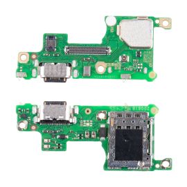 Плата нижняя для Tecno Camon 30S Pro (CLA6) на системный разъем, разъем Sim-карты и микрофон (оригинал)