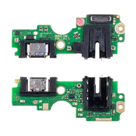 Плата нижняя для Tecno Pova Neo 3 (LH6n) на системный разъем, разъем гарнитуры и микрофон (оригинал)