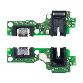 Плата нижняя для Tecno Spark 30 5G (KL8) на системный разъем, разъем гарнитуры и микрофон (оригинал)