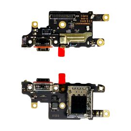 Плата нижняя для Xiaomi Poco X7 Pro на системный разъем, разъем Sim-карты и микрофон (оригинал)