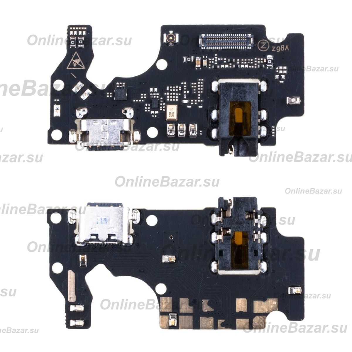Плата нижняя для ZTE Blade V30 Vita на системный разъем, разъем гарнитуры и микрофон ― OnlineBazar.su