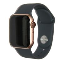 Ремешки для Apple Watch SE (40 mm) Sport Band силиконовый (размер S) <темно-серый> ― OnlineBazar.su