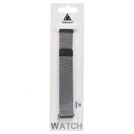 Ремешок для Samsung SM-R830 (Galaxy Watch Active 2 40 mm) металлический сетчатый <серебристый>