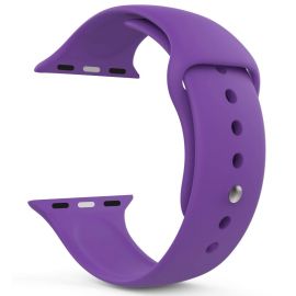 Ремешки для Apple Watch SE (40 mm) Sport Band силиконовый (размер L) <пурпурный>
