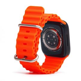 Ремешки для Apple Watch Series 4 (40 mm) Ocean Band силиконовый <оранжевый>