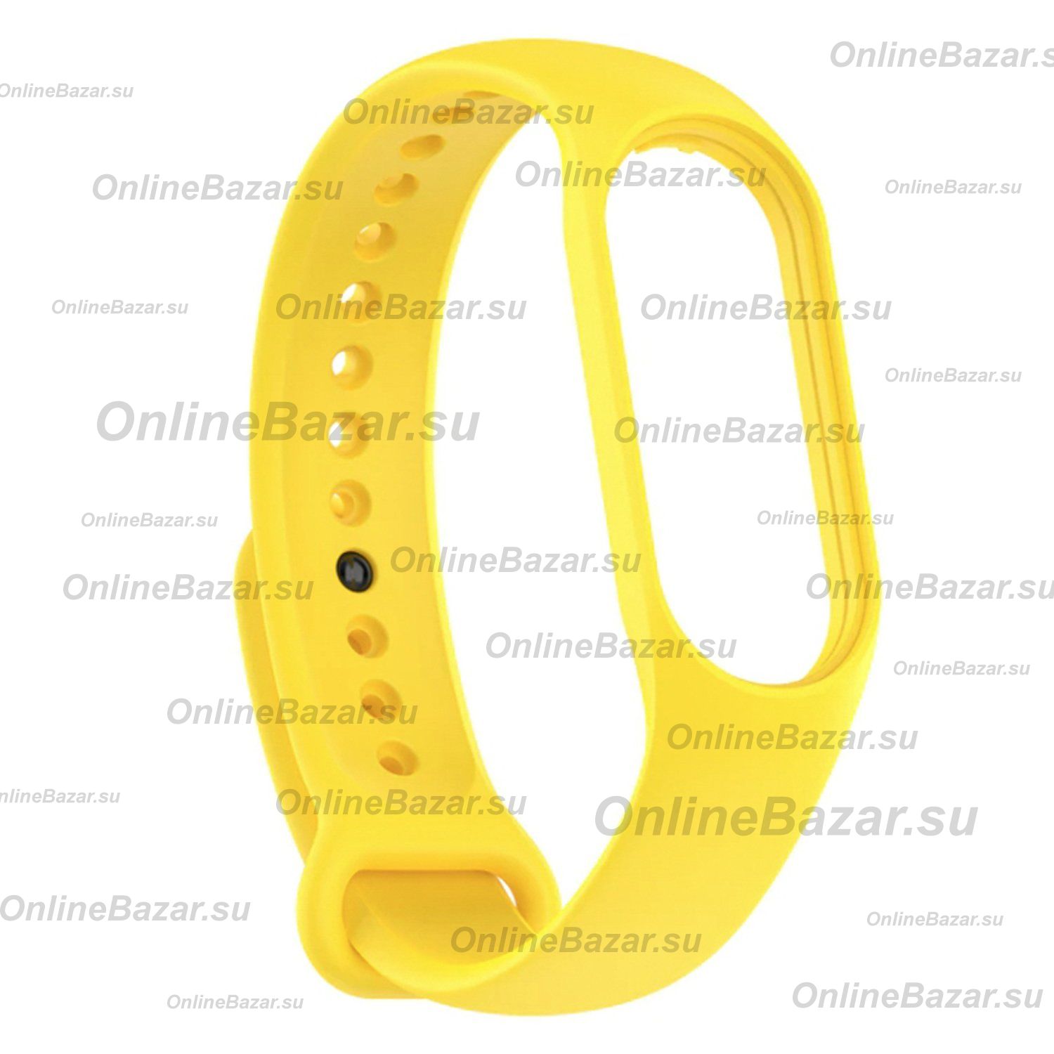 Ремешок для Xiaomi Mi Band 7 силиконовый <желтый> ― OnlineBazar.su