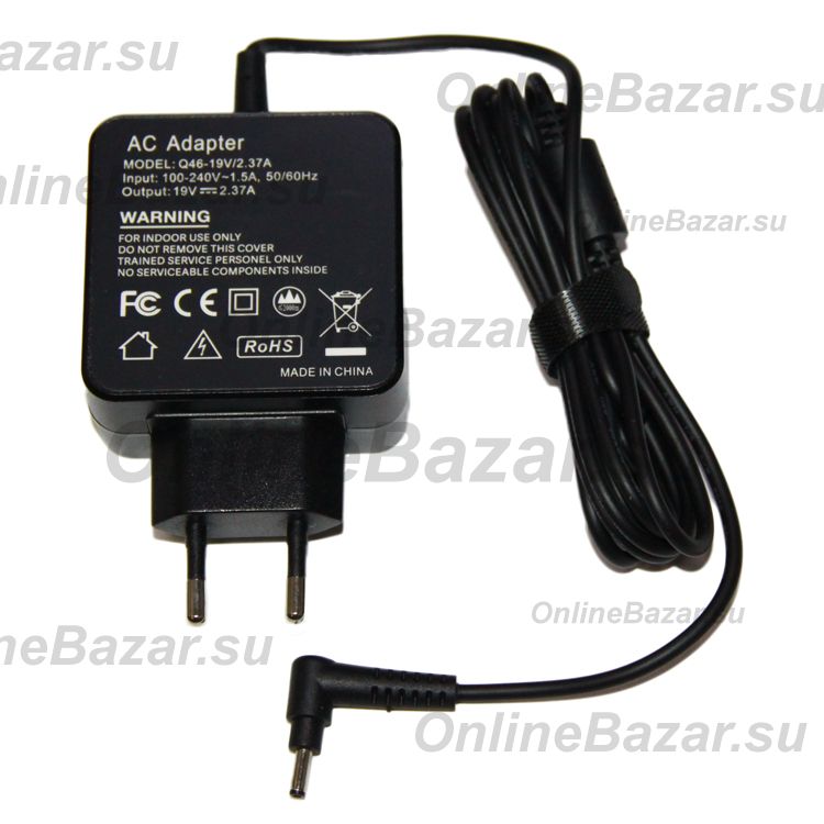 Сетевое зарядное устройство для ноутбука Asus (19V/2.37A/45W/штекер 3.0*1.0) ― OnlineBazar.su