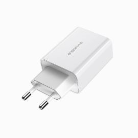 Сетевое зарядное устройство USB Borofone BA21A (3А/18W) <белый>