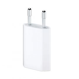 Сетевое зарядное устройство USB Apple iPhone (A1400/MD813ZM/A) <белый> в блистере (оригинал)
