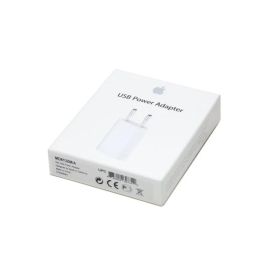 Сетевое зарядное устройство USB Apple iPhone (A1400/MD813ZM/A) <белый> в блистере (оригинал)