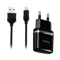 Сетевое зарядное устройство для Apple iPod Nano 6G Hoco C12 <черный> ― OnlineBazar.su
