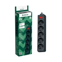 Сетевой фильтр Defender ES (5 розеток/5м) <черный> ― OnlineBazar.su