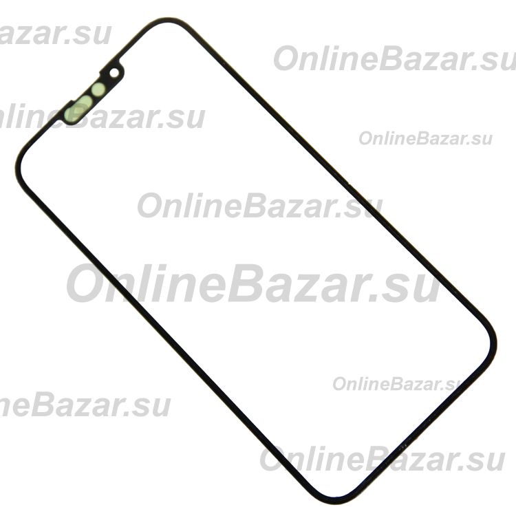 Стекло для Apple iPhone 13 Pro Max в сборе с OCA пленкой <черный> ― OnlineBazar.su