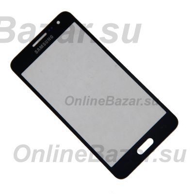 Стекло для Samsung SM-A300F (Galaxy A3) <черный> ― OnlineBazar.su