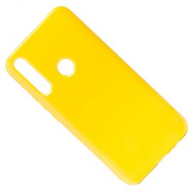Чехол для Huawei Y9 Prime 2019 силиконовый глянцевый <желтый>