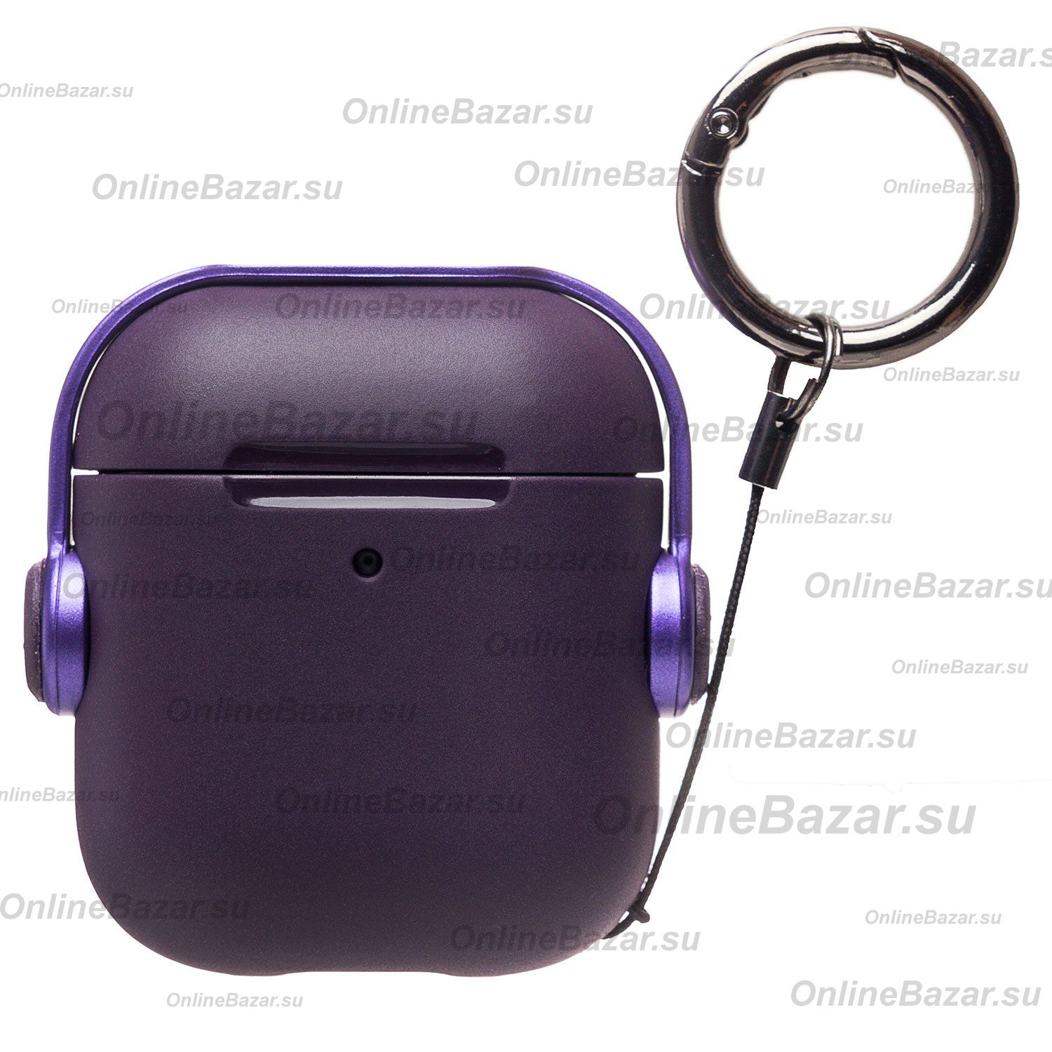 Чехол для кейса наушников Apple AirPods 2 пластиковый PCP07 <фиолетовый> ― OnlineBazar.su