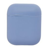 Чехол для кейса наушников Apple AirPods 2 силиконовый Soft Touch <голубой> ― OnlineBazar.su