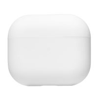 Чехол для кейса наушников Apple AirPods 3 силиконовый тонкий <белый> ― OnlineBazar.su