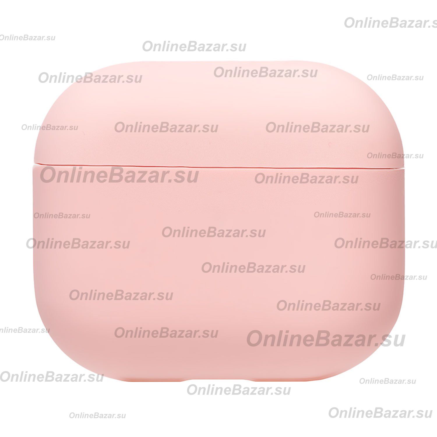 Чехол для кейса наушников Apple AirPods 3 силиконовый тонкий <розовый> ― OnlineBazar.su