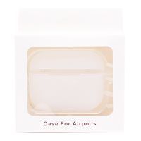 Чехол для кейса наушников Apple AirPods Pro силиконовый с карабином  <прозрачный> ― OnlineBazar.su