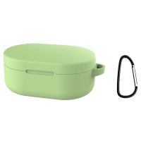 Чехол для кейса наушников Xiaomi Redmi AirDots силиконовый серия 2 <зеленый> ― OnlineBazar.su