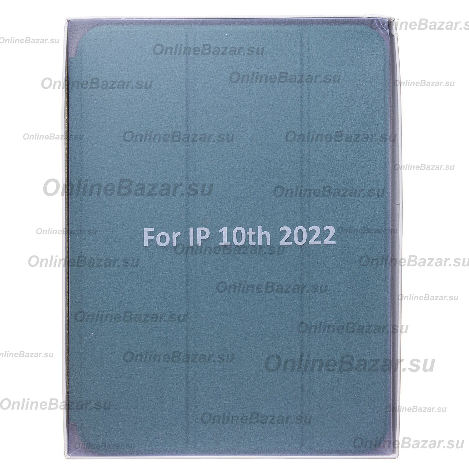 Чехол для Apple iPad 10 10.9 (2022) кожзам + смарт панель <темно-зеленый> ― OnlineBazar.su
