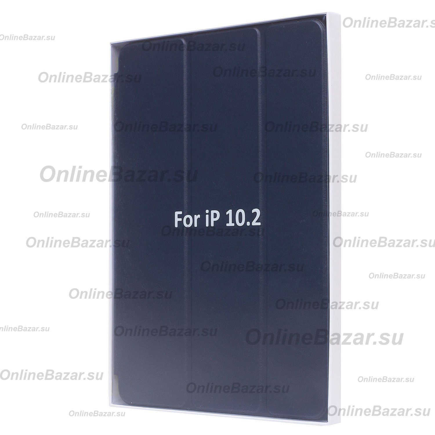 Чехол для Apple iPad 10.2 2019 кожзам + смарт панель <темно-синий> ― OnlineBazar.su