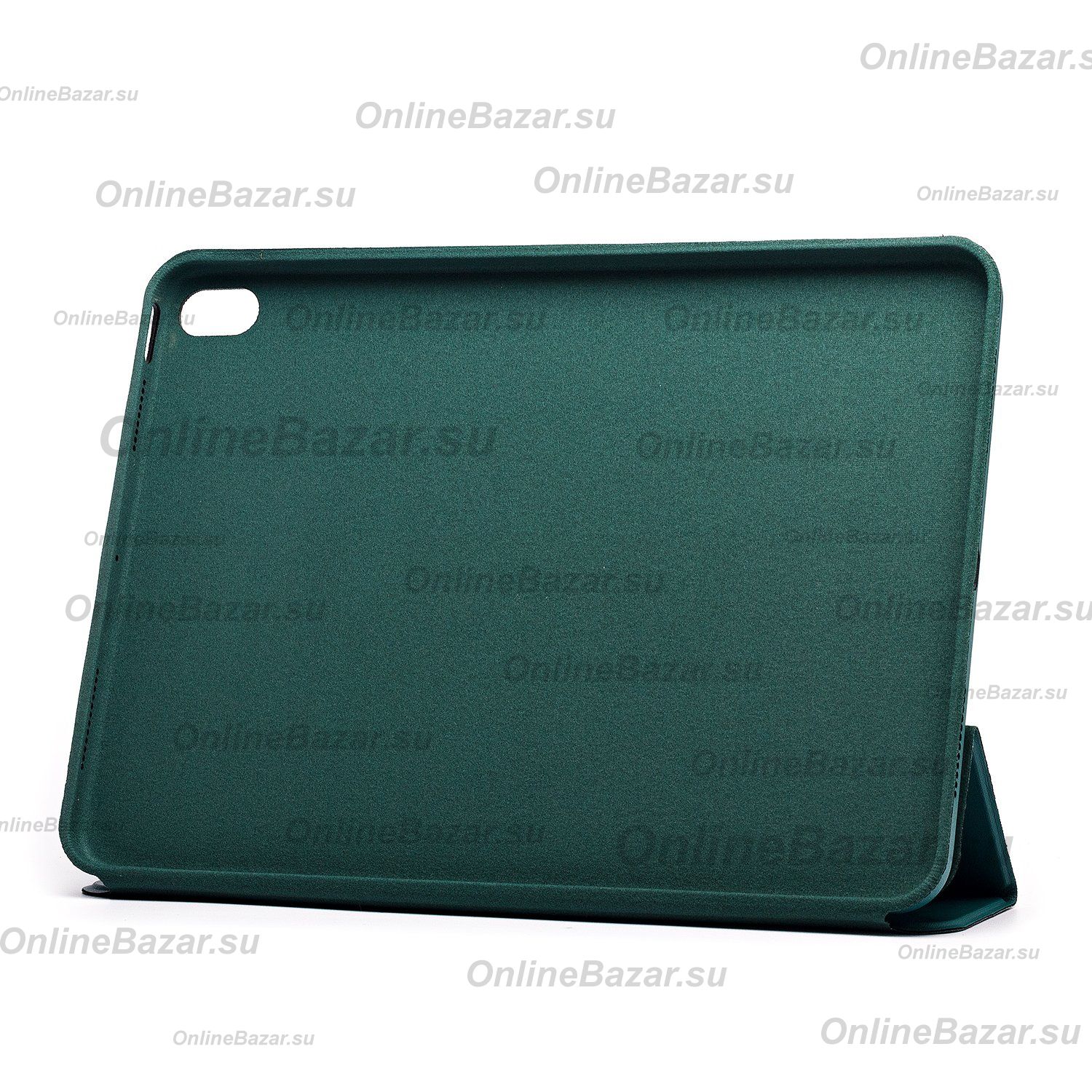 Чехол для Apple iPad Air 10.9 2020 кожзам + смарт панель <темно-зеленый> ― OnlineBazar.su