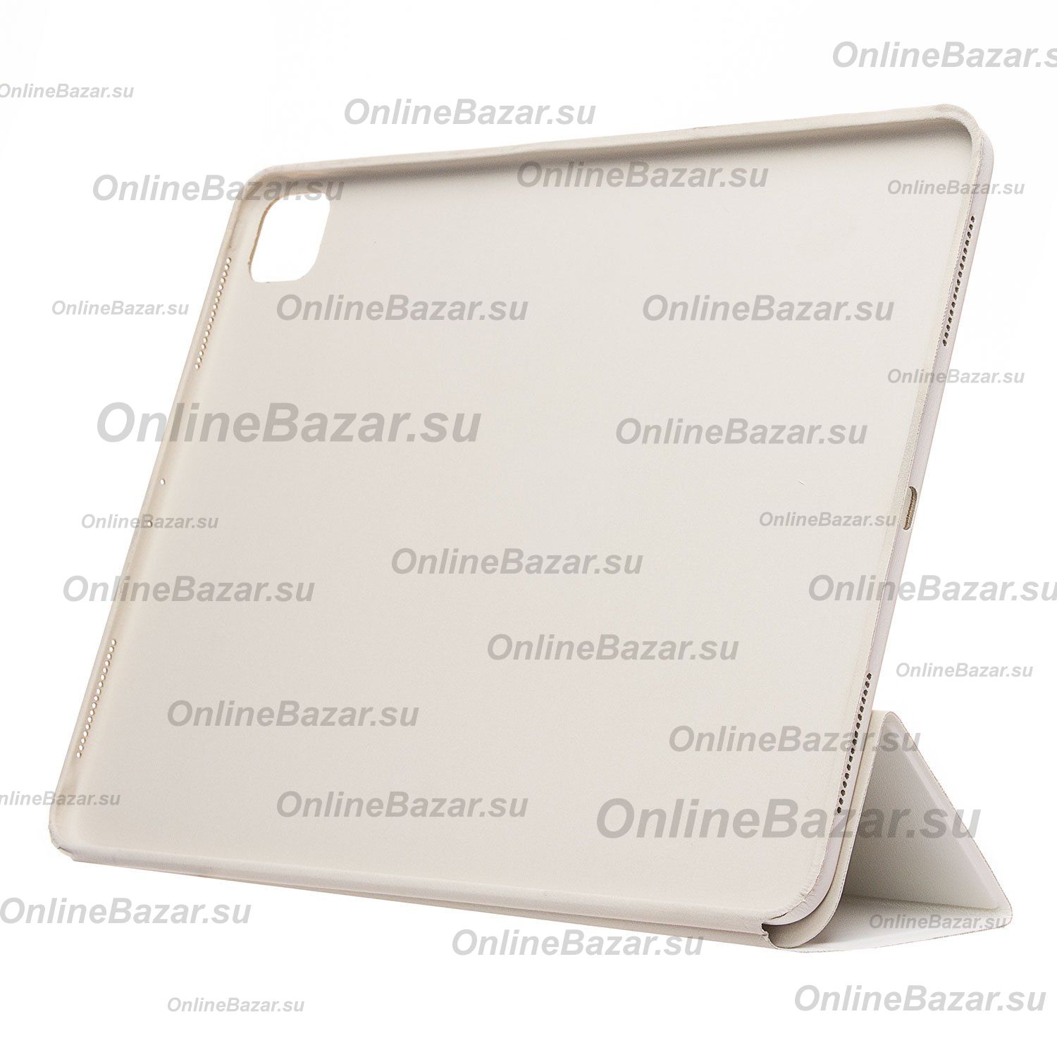 Чехол для Apple iPad Pro 12.9 (2020) кожзам + смарт панель <белый> ― OnlineBazar.su