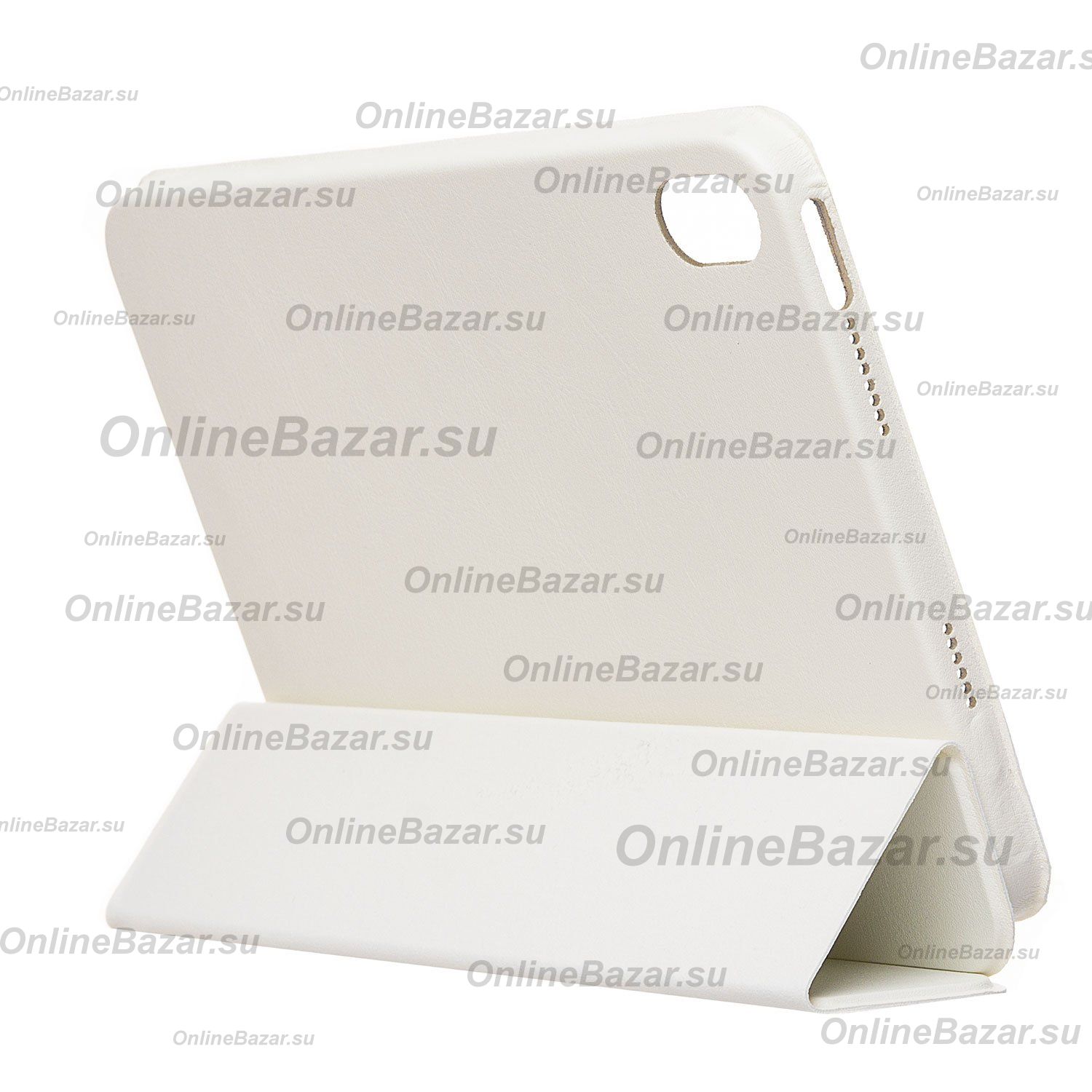 Чехол для Apple iPad mini 8.3 (2021) кожзам + смарт панель <белый> ― OnlineBazar.su