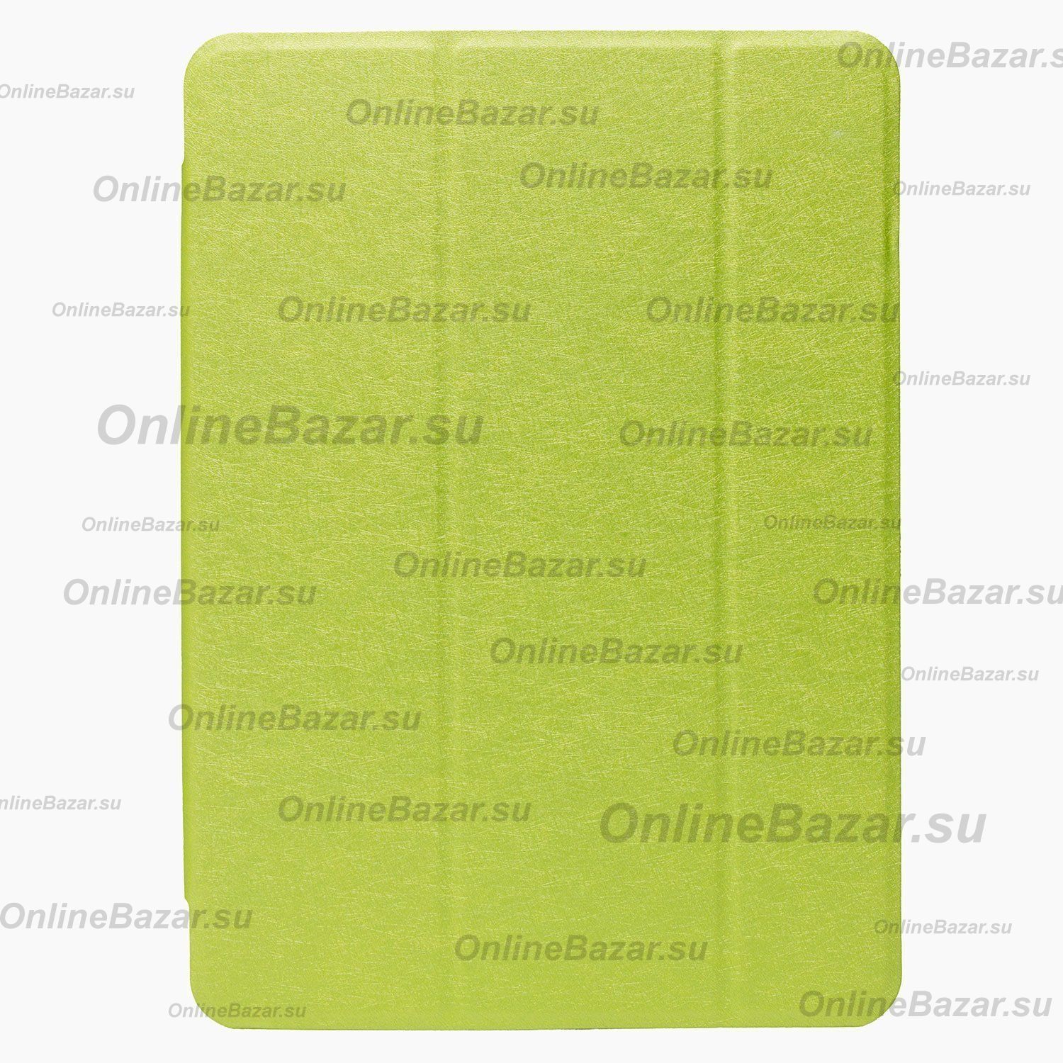 Чехол для Apple iPad Pro 12.9 (2020) пластик прозрачный + смарт панель <зеленый> ― OnlineBazar.su