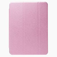 Чехол для Apple iPad Pro 12.9 (2020) пластик прозрачный + смарт панель <розовый> ― OnlineBazar.su