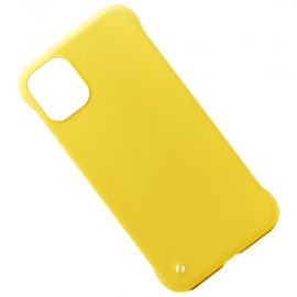 Чехол для Apple iPhone 11 Pro Max пластиковый с креплением для шнурка <желтый>