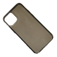 Чехол для Apple iPhone 12 mini силиконовый ультратонкий <темно-прозрачный> ― OnlineBazar.su