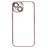 Чехол для Apple iPhone 13 пластиковый с закрытой камерой <розовое золото> ― OnlineBazar.su