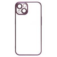 Чехол для Apple iPhone 13 пластиковый с закрытой камерой <фиолетовый> ― OnlineBazar.su