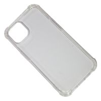 Чехол для Apple iPhone 13 силиконовый с противоударными бортиками <прозрачный> ― OnlineBazar.su