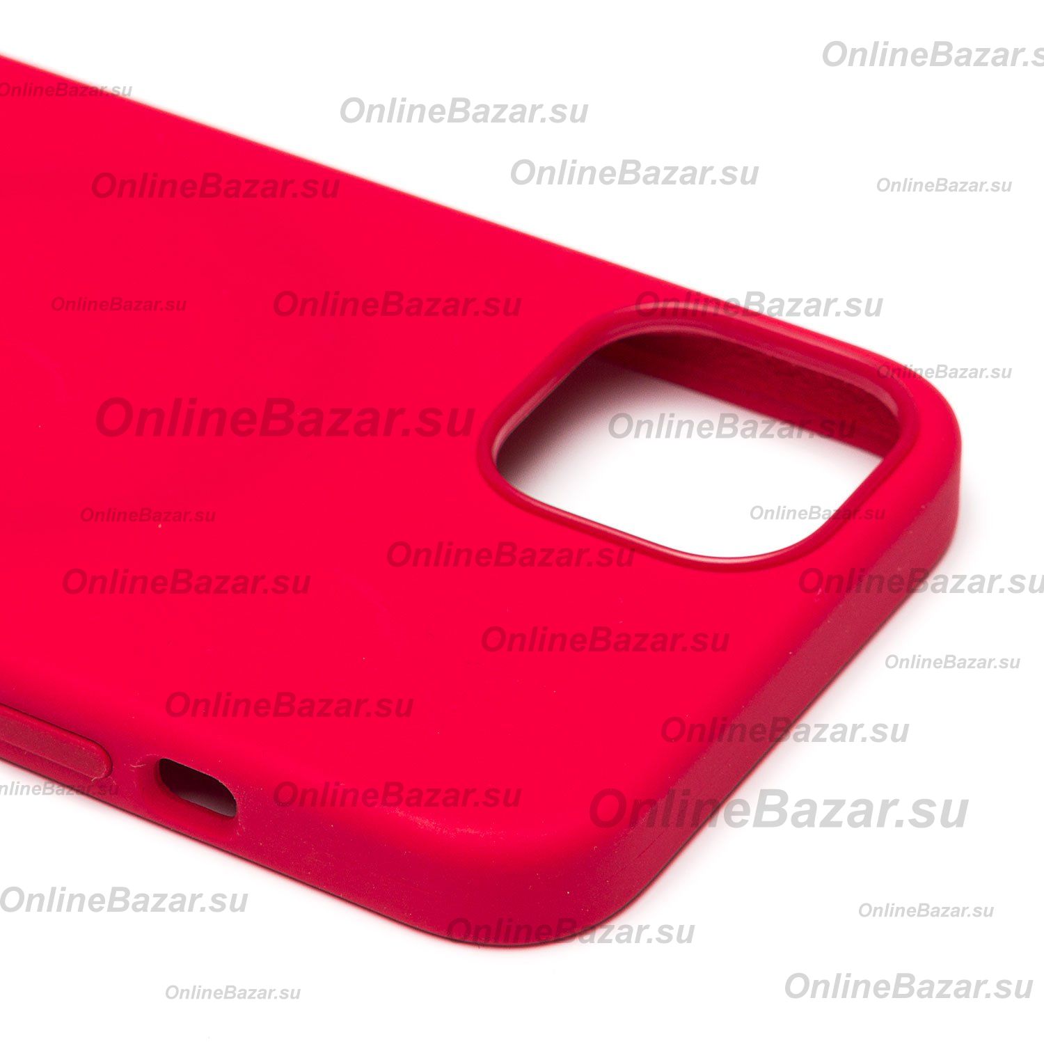 Чехол для Apple iPhone 13 силиконовый MagSafe (анимация работает) <красный> (премиум) ― OnlineBazar.su
