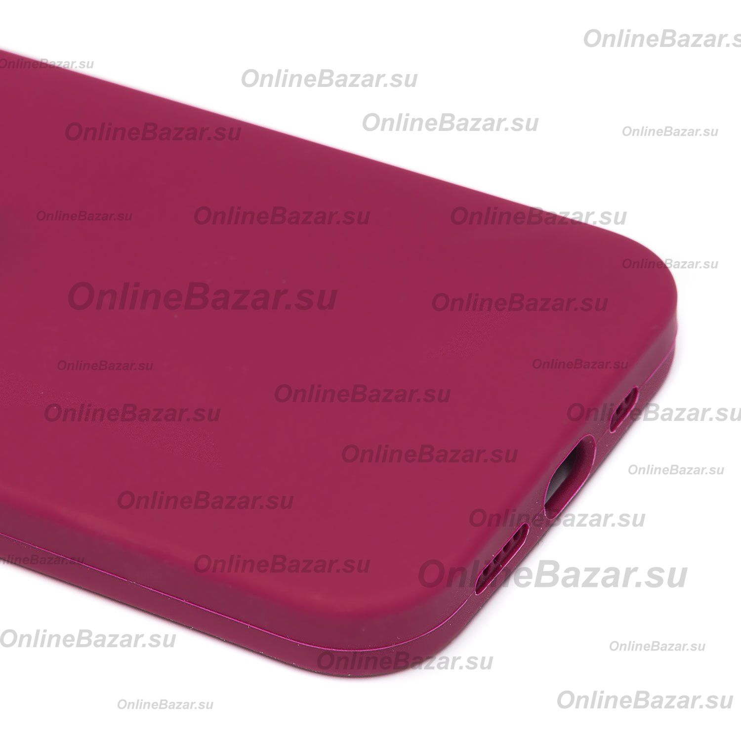 Чехол для Apple iPhone 13 силиконовый Soft Touch <бордовый> (премиум) ― OnlineBazar.su