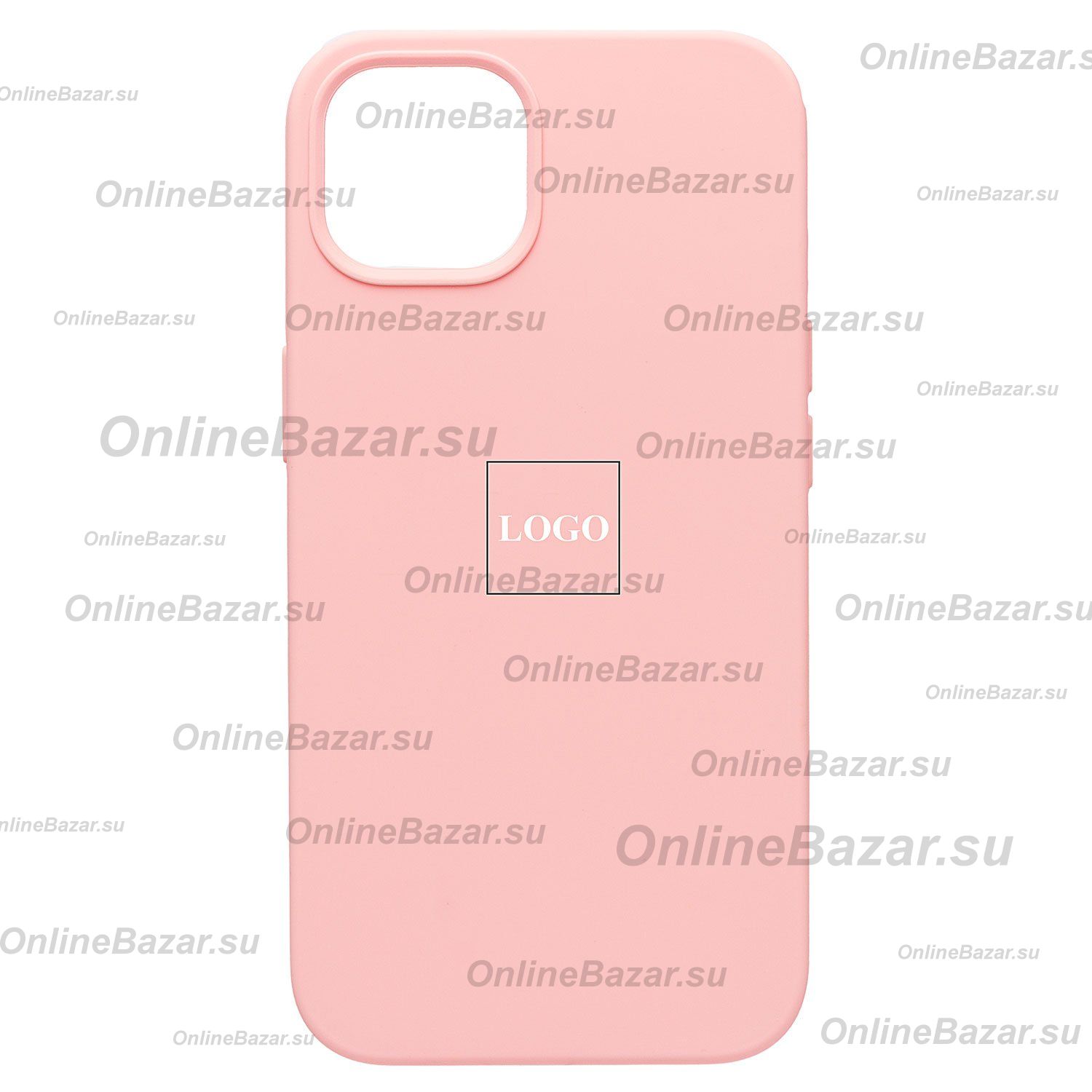 Чехол для Apple iPhone 13 силиконовый Soft Touch <розовый> (премиум) ― OnlineBazar.su