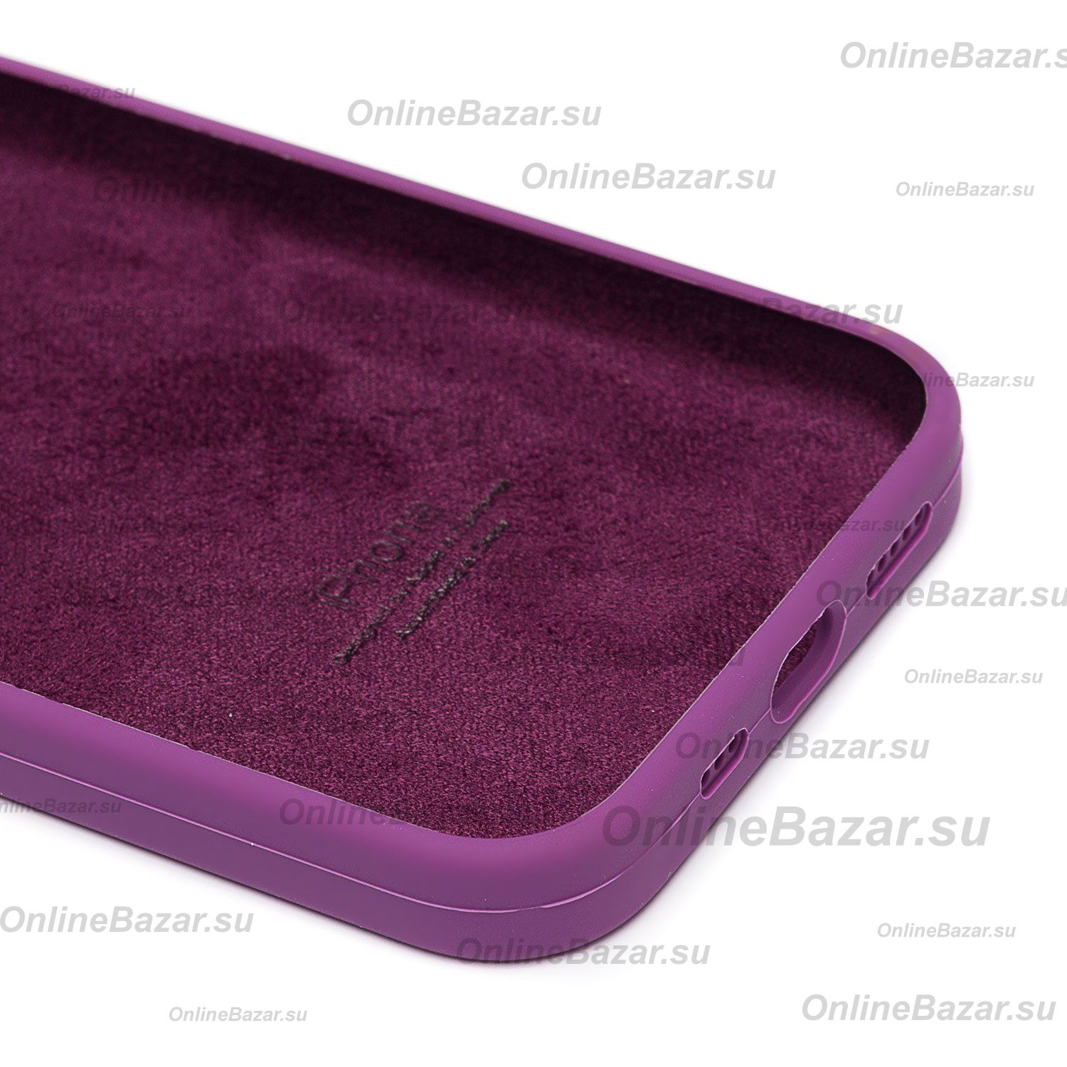 Чехол для Apple iPhone 13 силиконовый Soft Touch <фиолетовый> (премиум) ― OnlineBazar.su