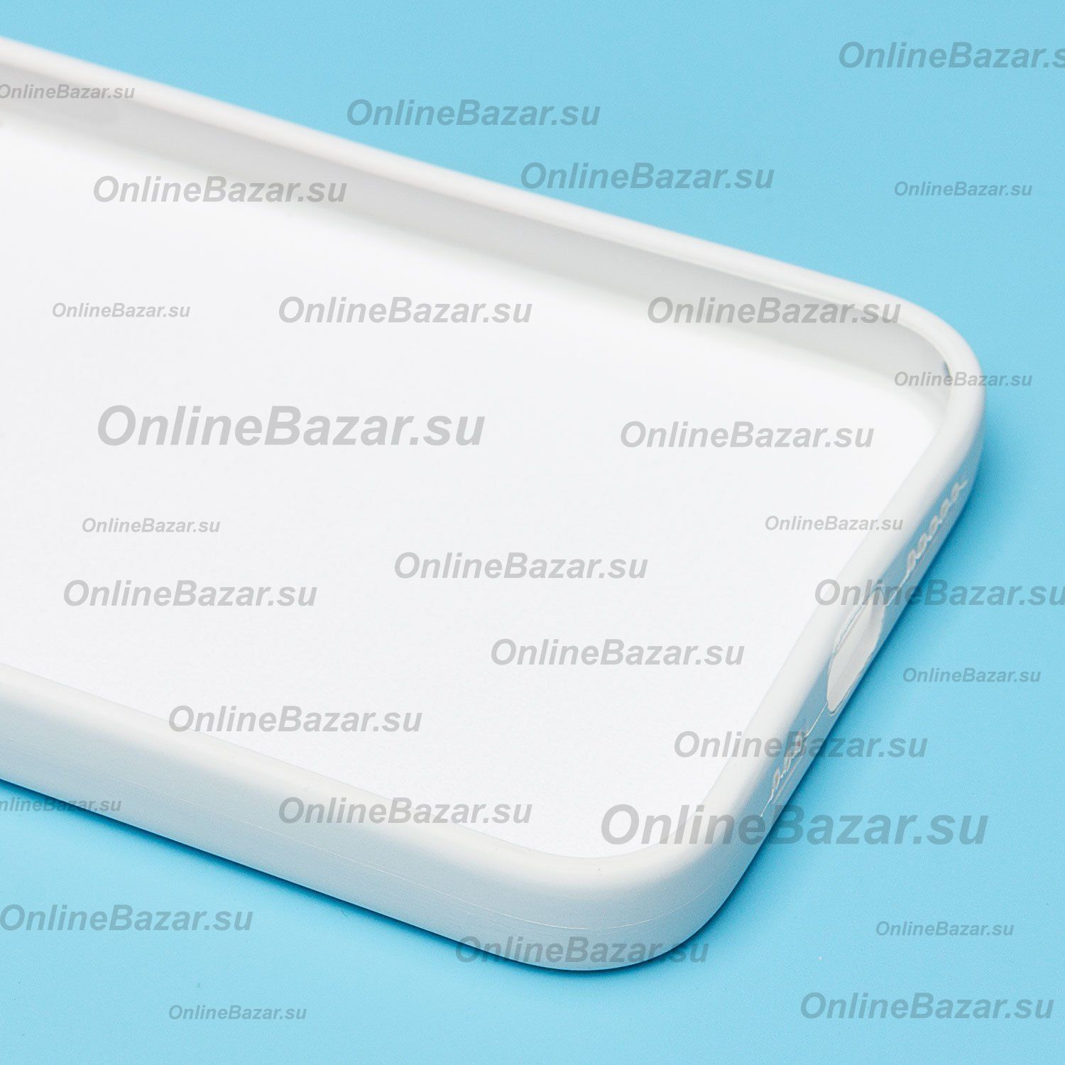 Чехол для Apple iPhone 13 силиконовый Soft Touch 4 <белый> ― OnlineBazar.su