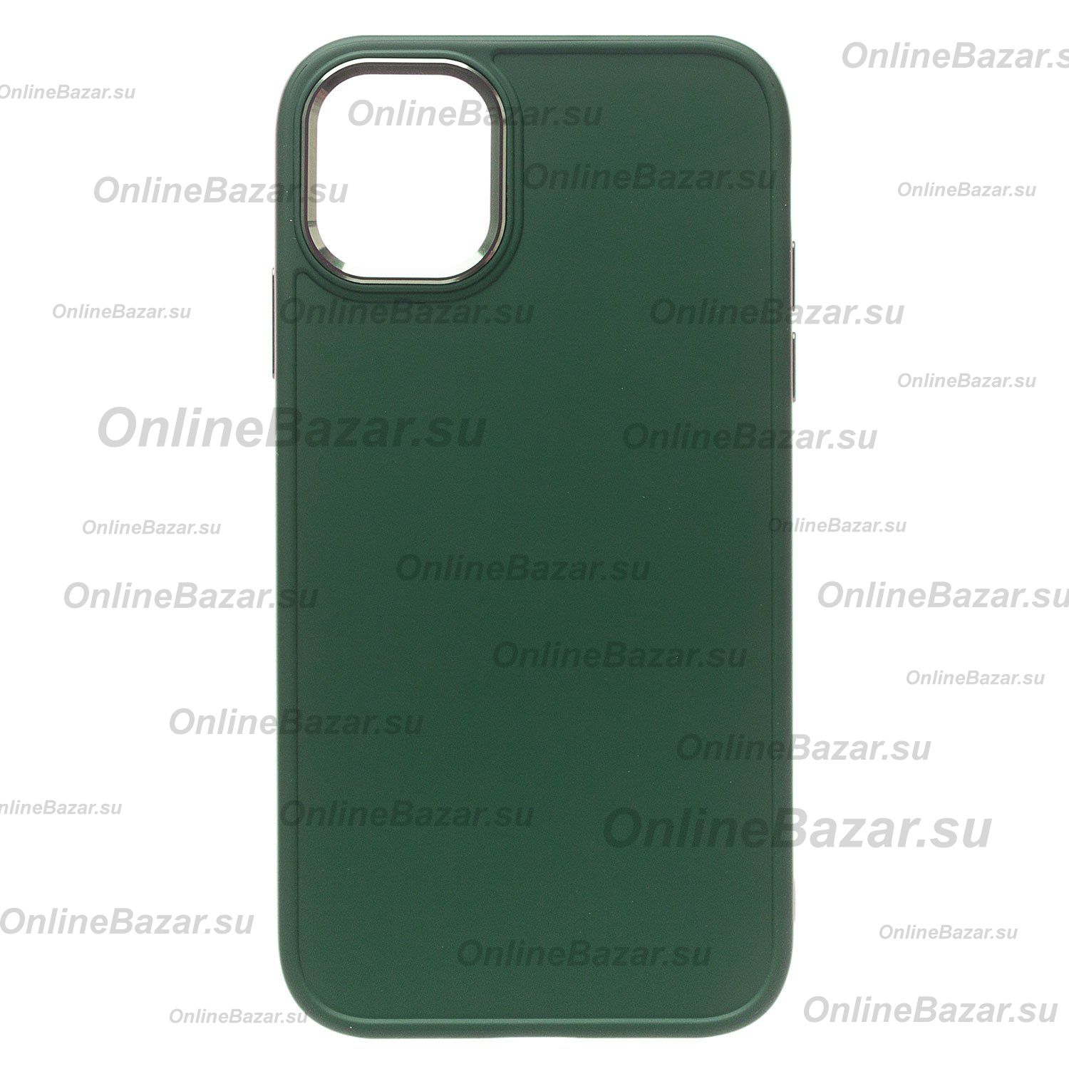 Чехол для Apple iPhone 14 силиконовый матовый №6 <зеленый> ― OnlineBazar.su