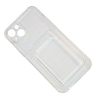 Чехол для Apple iPhone 14 Plus силиконовый с картхолдером №2 <прозрачный> ― OnlineBazar.su